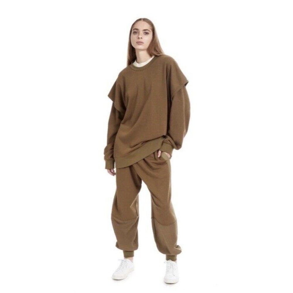 JACQ Gender Free New York City Oversized Sweater  Sz M Sustainable Streetwear